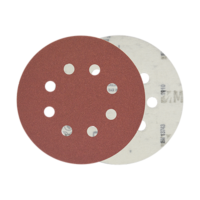 ΔΙΣΚΟΣ VELCRO MORRIS ΚΟΚΚΙΝΟΣ 125-8T- 080 1