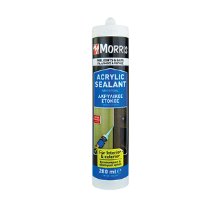 ΑΚΡΥΛΙΚΟΣ ΑΡΜΟΣΤΟΚΟΣ ΓΕΝ ΧΡΗΣΗΣ MORRIS ΛΕΥΚΗ 280ml